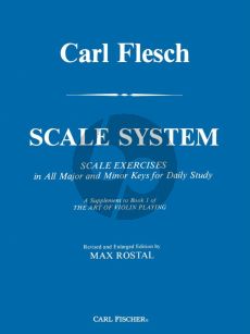 Flesch Scale System for Violin - Scale Exercises in All Major and Minor Keys for Daily Study (Max Rostal)
