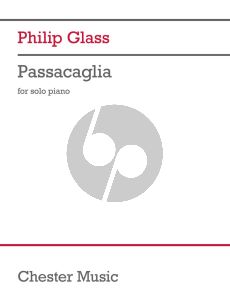 Glass Passacaglia Piano solo