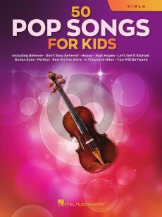 50 Pop Songs for Kids for Viola