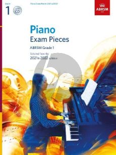 Album ABRSM Piano Exam Pieces 2021 & 2022 Grade 1 Book with Cd