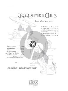Delvincourt Croquembouches No.11 - Negre en Chemise Piano Solo