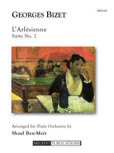 Bizet L'Arlesienne Suite No.2 Flute Orchestra Score and Parts
