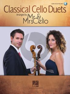 Classical Cello Duets (arr. by Mr. & Mrs. Cello) (Book with Audio online)