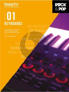 Album Trinity College London Rock & Pop 2018 Keyboards Grade 1 Book & Online Audio/Video Downloads