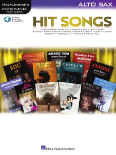 Hit Songs Alto Saxophone Play-Alon (Book with Audio online)