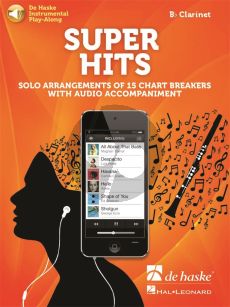 Super Hits for Clarinet (15 Chart Breakers with Audio Accompaniment) (Book with Audio online)