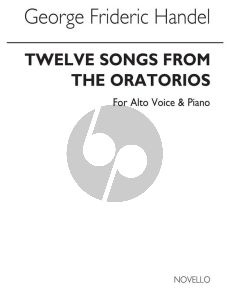 Handel 12 Songs from Oratorios for Alto and Piano (edited by Alberto Randegger)