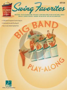 Swing Favorites for Alto Saxophone (Bk-Cd) (Big Band Play-Along Volume 1)