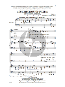 Declaration Of Praise