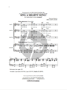 Sing A Mighty Song!