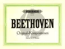 Beethoven Original Kompositionen Klavier zu 4 Hd. (Adolf Ruthardt)