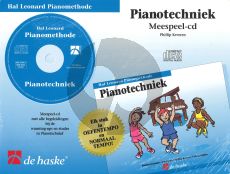 Hal Leonard Piano Methode Pianotechniek (Alleen de Meespeel-Cd)