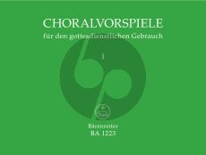 Album Choralvorspiele für den gottesdienstlichen Gebrauch Vol.1 (ed. Adolf Graf)