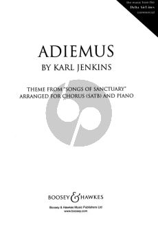 Jenkins Adiemus uit Songs of the Sanctuary for SATB-Piano