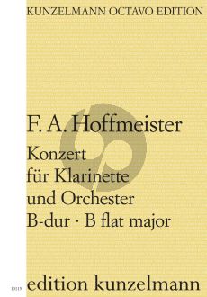 Hoffmeister Konzert B-dur Klarinette und Orchester (Partitur) (Gyorgy Balassa)