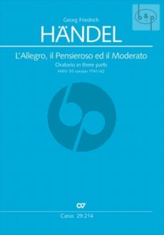 L'Allegro, Il Penseroso ed il Moderato HWV 55 (Soli-Choir-Orch.) (Version 1741 / 42) (Full Score)