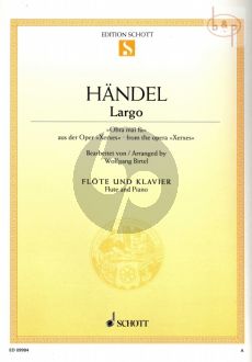Largo (Obra mai fu) (Xerxes) (Flute-Piano)