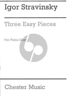 Strawinsky 3 Easy Pieces for Piano 4 Hands (March, Waltz and Polka) (Elementary Seconda)