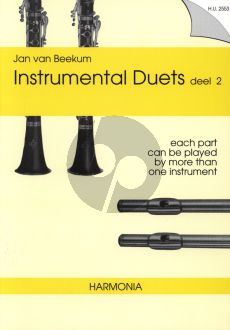 Beekum Instrumental Duets Vol.2 for 2 Melody Instruments (Each part can be played by more than one instrument)