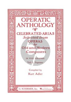 Operatic Anthology vol.1 Soprano (Kurt Adler) (Opera-Arias Old and Modern Composers)