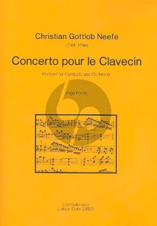 Neefe Concerto pour le Clavecin Solostimme