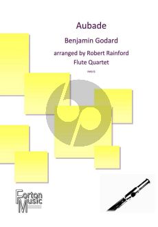 Godard Aubade 2 Flutes-Alto Flute and Bass Flute (Score/Parts) (transcr. by Robert Rainford)