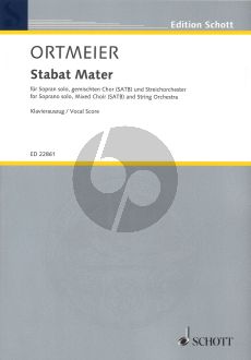 Ortmeier Stabat Mater SATB Vocal Score
