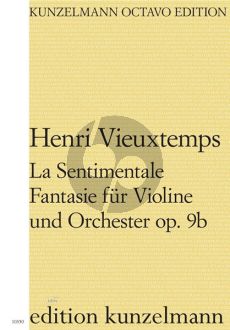 Vieuxtemps La Sentimentale - Fantasie für Violine und Orchester Op. 9b (Partitur) (Olaf Adler)