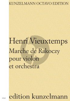 Vieuxtemps Marche de Rakoczy a-Minor pour Violon et Orchestre (Full Score)