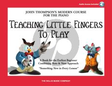 Thompson Teaching Little Fingers to Play Piano (Book with Audio online)
