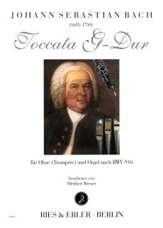 Bach Toccata G-major BWV 916 Oboe oder Trompete und Orgel (Herbert Breuer)