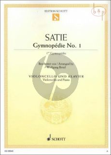 Gymnopedie No.1 Violoncello-Klavier