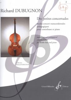 10 Petites Concertudes Vol.2 (No.6 - 10) (Double Bass-Piano)