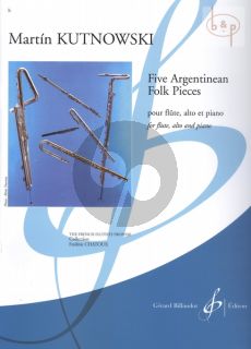 5 Argentinean Folk Pieces Flute-Viola and Piano