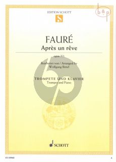 Apres un Reve Op.7 No.1 Trumpet[Bb]-Piano