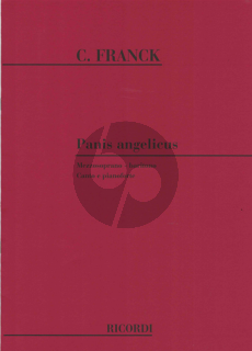 Franck Panis Angelicus for Mezzo Soprano or Bariton and Piano