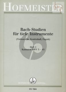 Studien Vol.1 Kantaten BWV 3 - 45