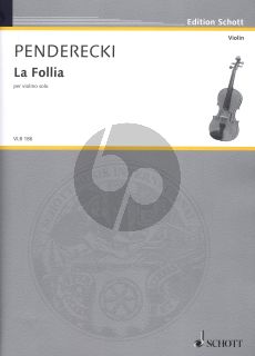 Penderecki La Folia Violin solo
