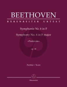 Beethoven Symphony No.6 F-major Op. 68 "Pastorale" Full Score