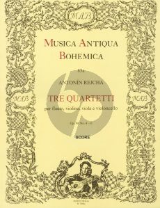 Reicha 3 Quartets Op.98 No.4 - 6 Flote-Violine-Viola-Violoncello Score (Ondracek)