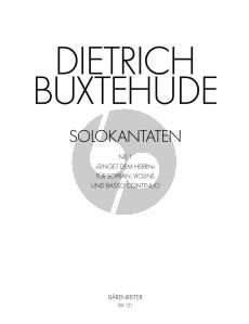 Buxtehude Singet dem Herren BuxWV 98 Soprano-Violin and Bc (Score/Parts) (Karl Matthaei)