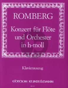 Romberg Konzert h-moll No.17 Op.30 (Flote-Orchester) Ausgabe Flote und Klavier (edited by Dieter H.Forster)