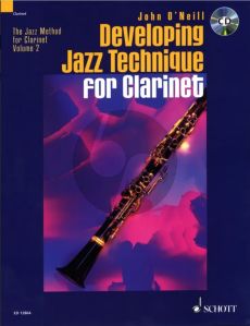 O'Neill  Developing Jazz Technique Jazz Method Vol.2 for Clarinet Book with Cd