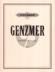 Genzmer Sonate No. 2 2 Flöten (1981)