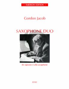 Jacob Saxophone Duo Soprano and Alto Saxophone