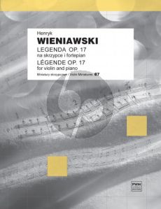 Wieniawski Legende Op. 17 Violin and Piano (Zdzisław Jahnke)