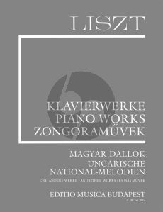 Liszt Ungarische National-Melodien and other Works Piano