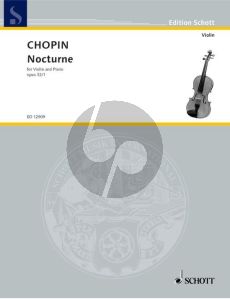 Chopin Nocturne H-Dur Op.32 No.1 Violine-Klavier