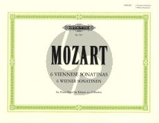 Mozart Wiener Sonatinen for Piano 4 Hands (Bearbeitung von fremder Hand nach: Divertimenti B-Dur KV Anh. 229 [439b])