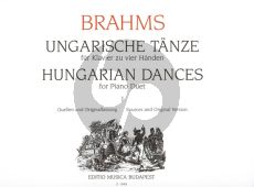 Brahms Hungarian Dances Vol.1 Nos.1 - 10 Piano 4-hands (edited by Gabor Kovats and Katalin Szerzo)